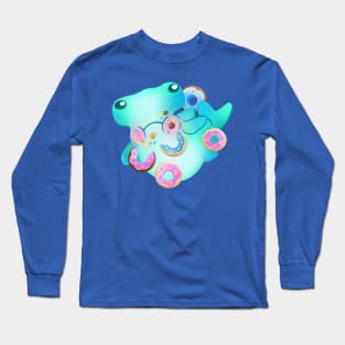 Hammerhead and Donuts Long Sleeve T-Shirt